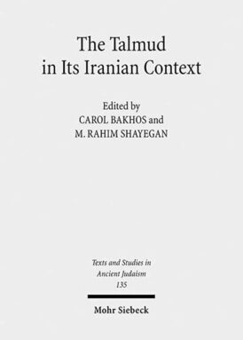 The Talmud in its Iranian Context book cover